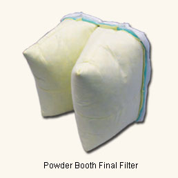 Powder Booth Two-Pocket Secondary Filter